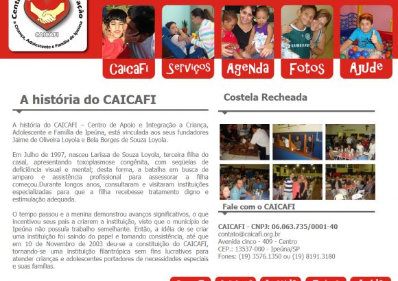 CAICAFI – Centro de Apoio e Integraçao a Criança, Adolescente e Família de Ipeúna